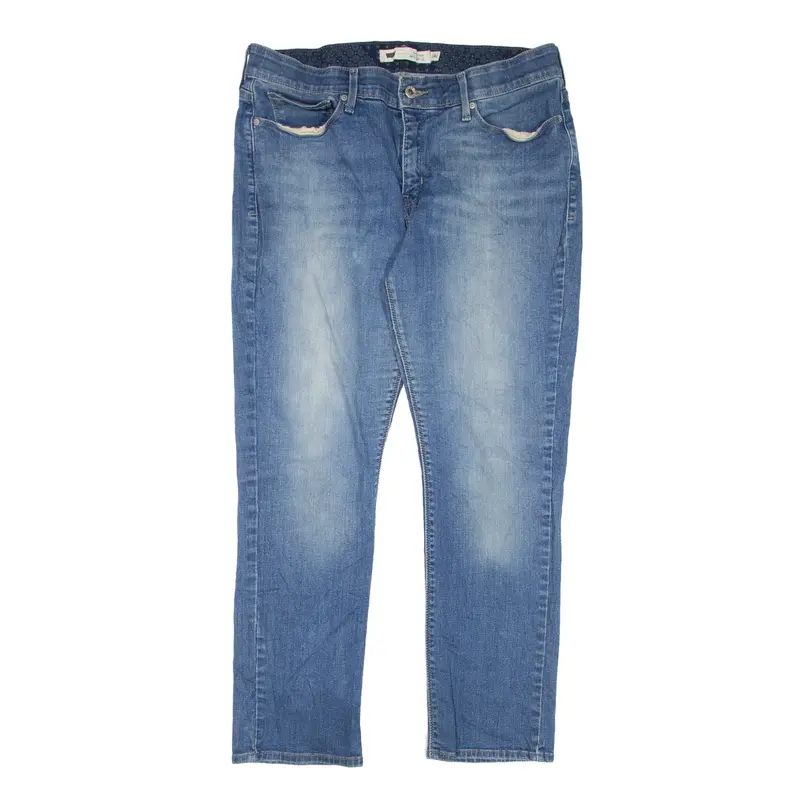 LEVI'S 525 Jeans Blue Denim Slim Straight Stone Wash Womens W30 L25