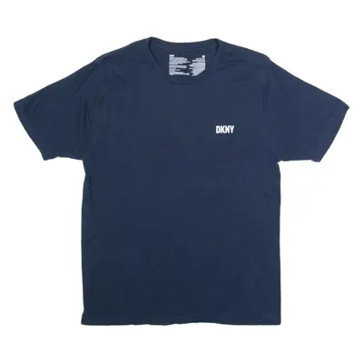 DKNY Mens T-Shirt Blue M