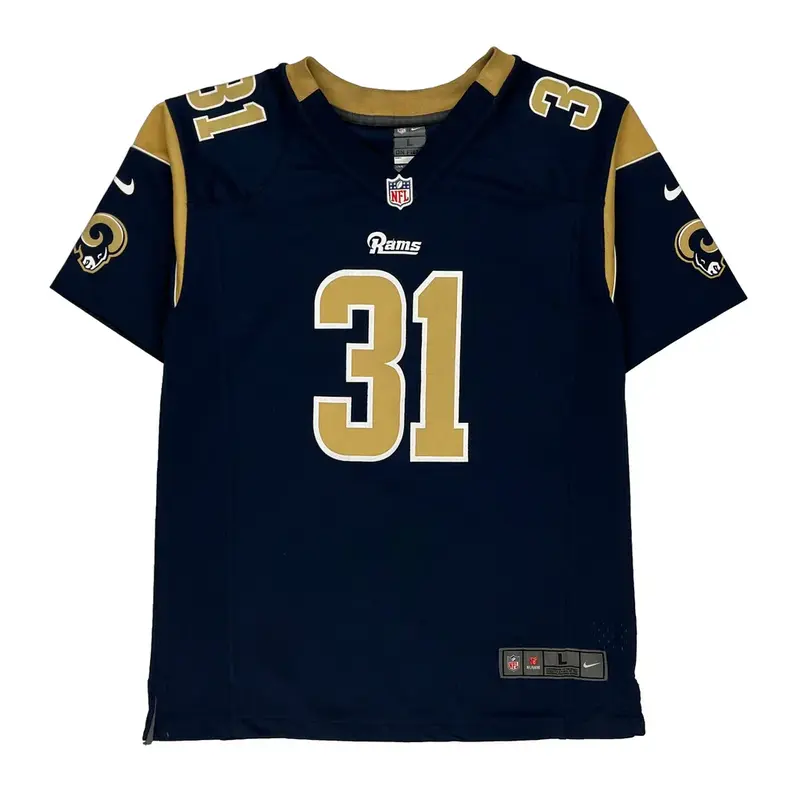 Los Angeles Rams Nike Nfl Jersey - Large Blue Polyester
