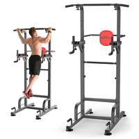 Relife Sports Power Tower Pull Up Bar Station Workout Dip Station for Home Gym Strength Training Fitness Equipment Newer Vers...