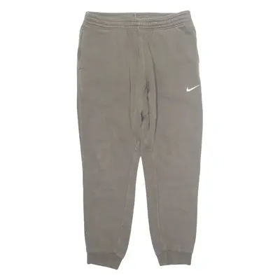 NIKE Mens Joggers Brown Tapered M W33 L28