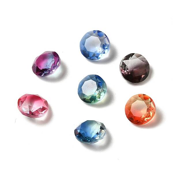 Faceted K9 Glass Rhinestone Cabochons
