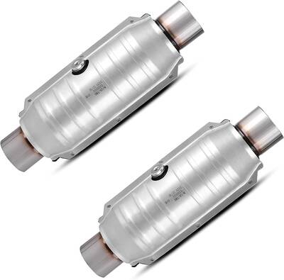 YITAMOTOR® 2-Pack Universal Catalytic Converter, 2.5\