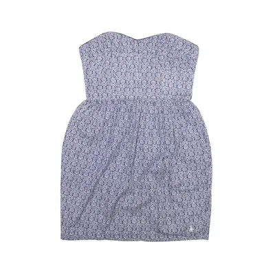 JACK WILLS Bustier Mini Dress Blue Floral Sleeveless Short Womens UK 8
