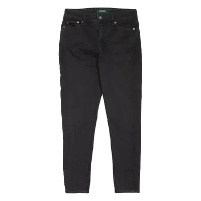 LAUREN RALPH LAUREN Womens Jeans Black Slim Skinny W28 L26