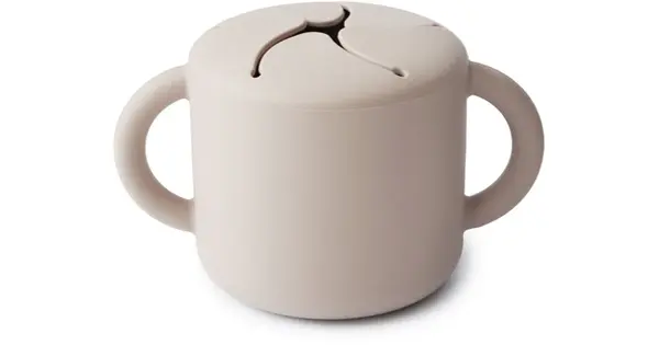 Mushie Baby Snack Ivory Snack Cup
