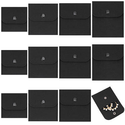 12Pcs 4 Style Felt Jewelry Storage Bags