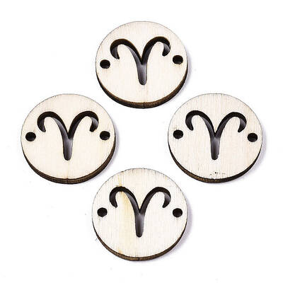 Unfinished Natural Poplar Wood Links Connectors