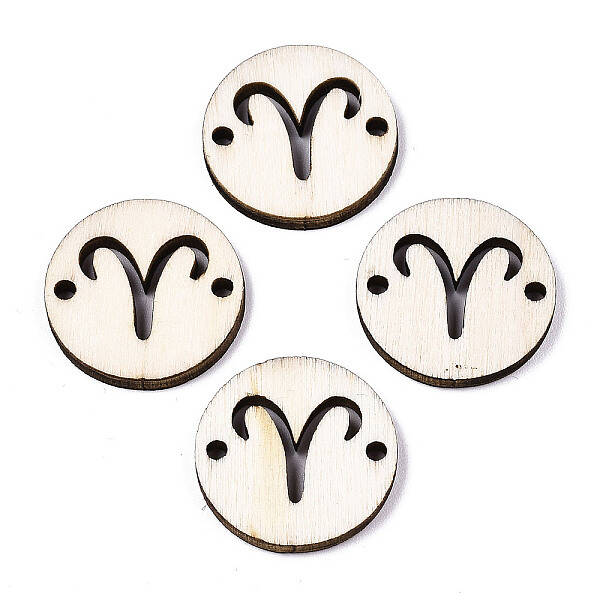 Unfinished Natural Poplar Wood Links Connectors