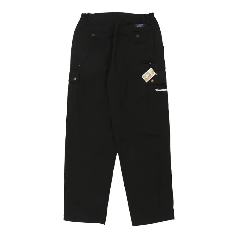 Payper Cargo Trousers - 31W 31L Black Cotton