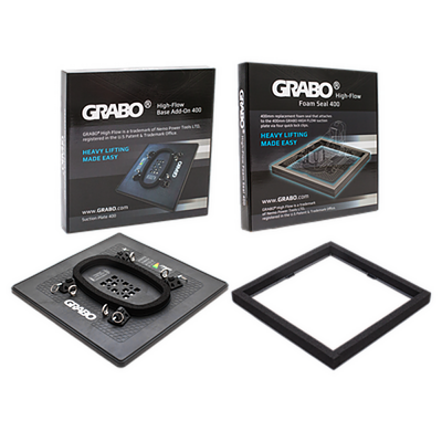 GRABO HighFlow Suction Plate 400 and Foam Seal Kit, 242 lb