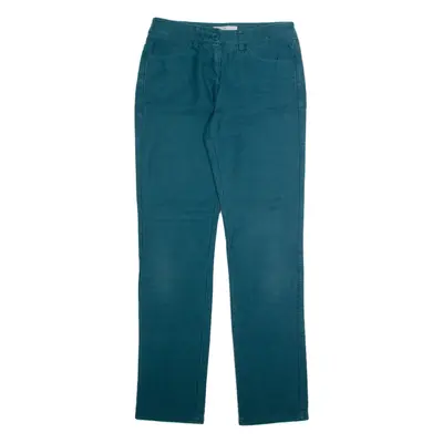 CREW CLOTHING Chino Womens Trousers Blue Regular Tapered W28 L31