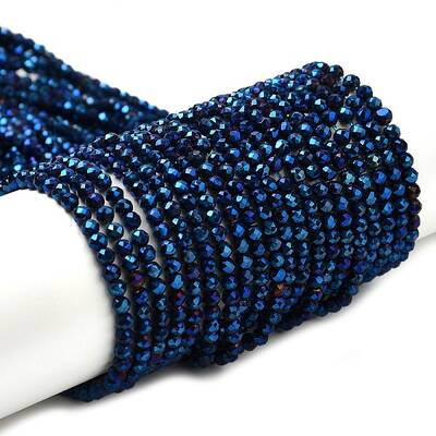 Electroplate Glass Beads Strands