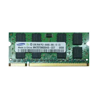 M470T5663EH3-CE7 Samsung 2GB DDR2-800MHz SODIMM 2Rx8 CL6 Memory