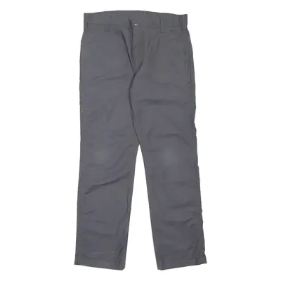 CARHARTT Workwear Mens Trousers Grey Regular Straight W34 L32
