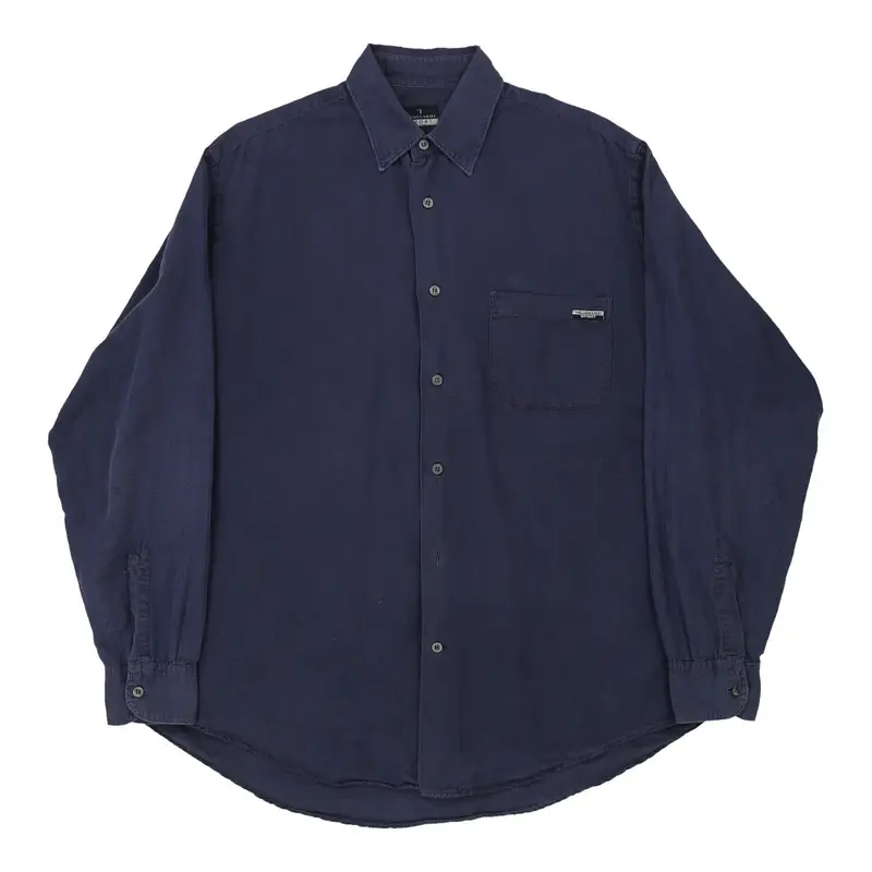 Trussardi Shirt - XL Navy Cotton