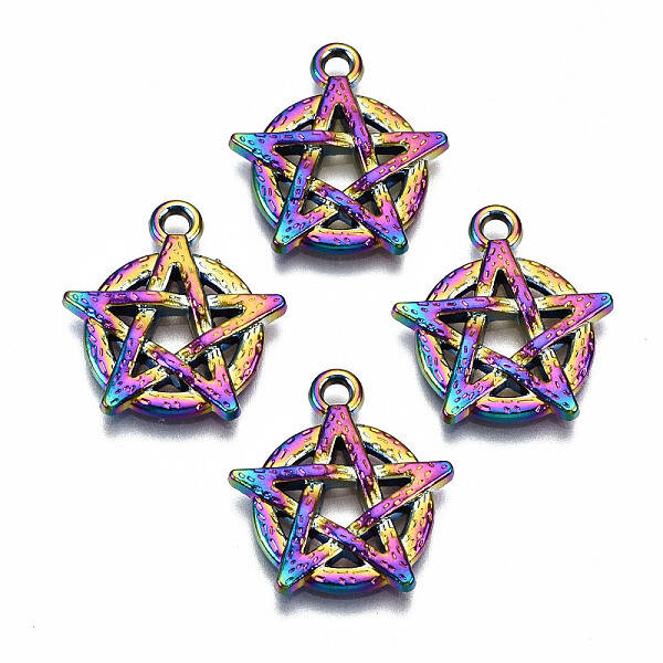 Rainbow Color Alloy Pendants