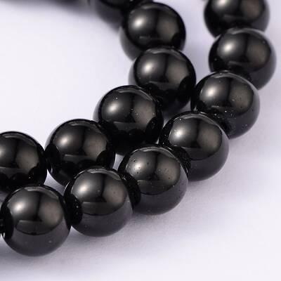 Dyed Natural White Jade Round Bead Strands