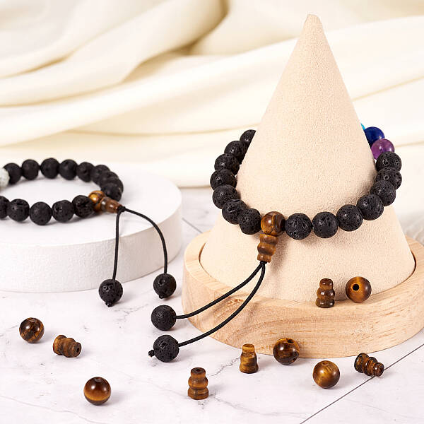 Natural Tiger Eye Buddhist Beads