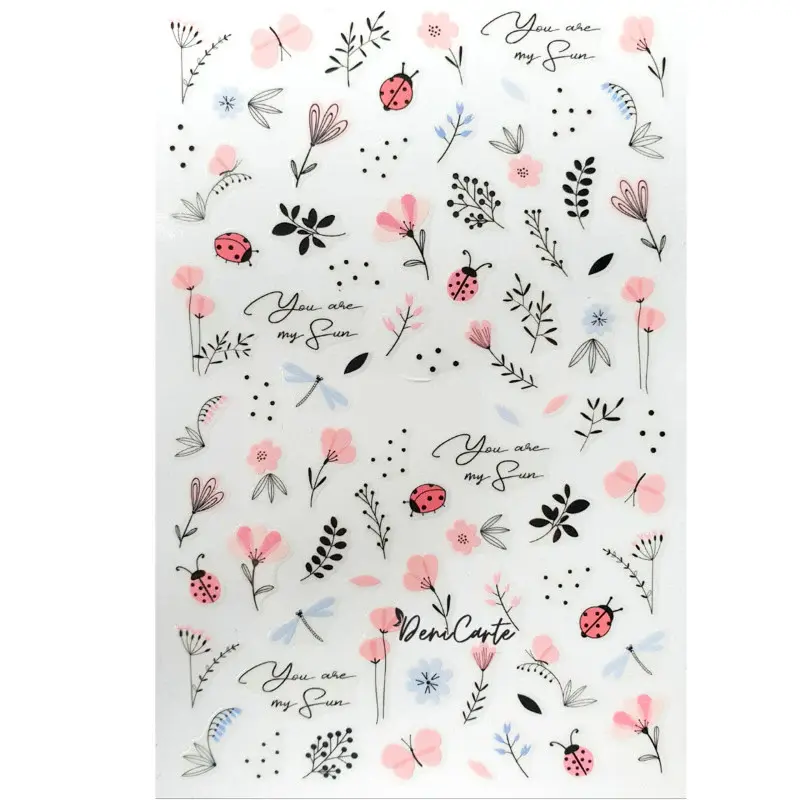 Deni Carte Biedronka Stickers - self-adhesive stickers for nail art