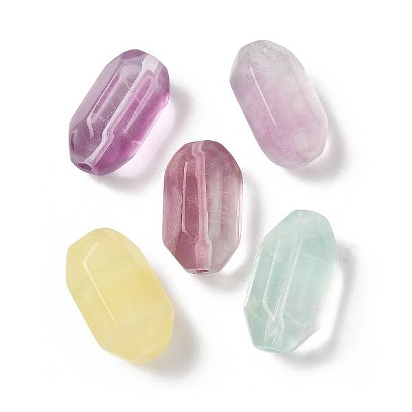 Natural Colorful Fluorite Beads