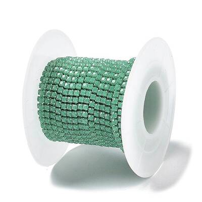 Iron Rhinestone Glass Cup Chain