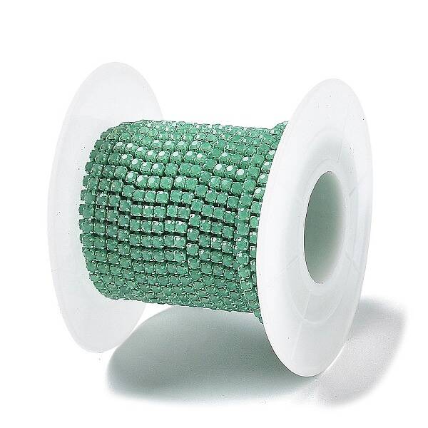 Iron Rhinestone Glass Cup Chain