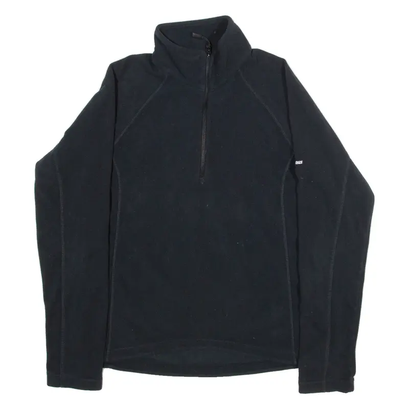 BERGHAUS Womens Fleece Black 1/4 Zip UK 12