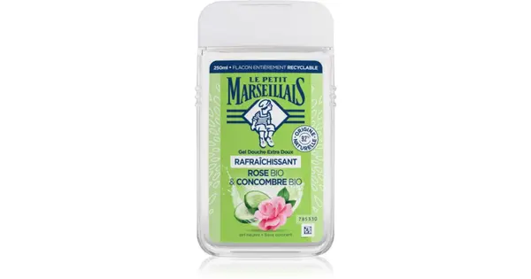 Le petit marseillais Extra Delicate Shower Gel Bio Rose & Bio Cucumber - 250ml