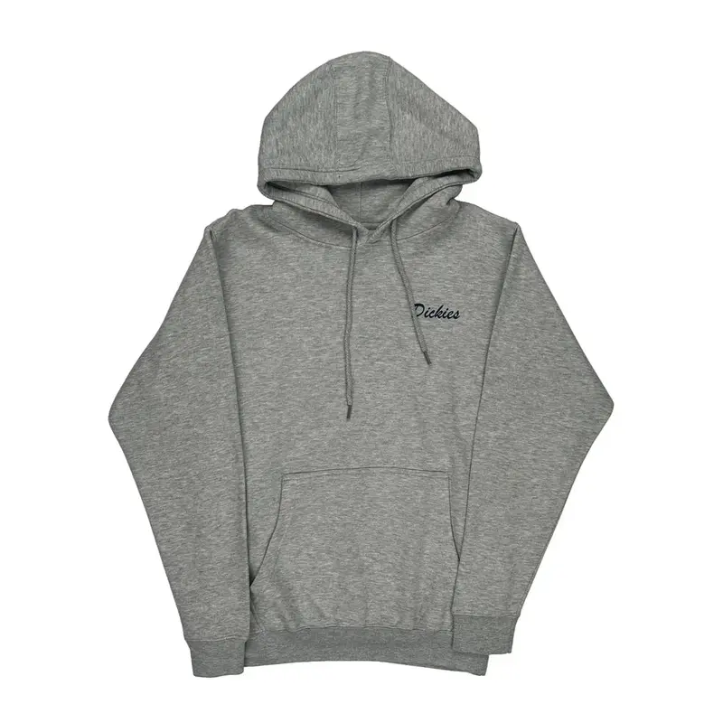 Dickies Graphic Hoodie - Small Grey Cotton Blend