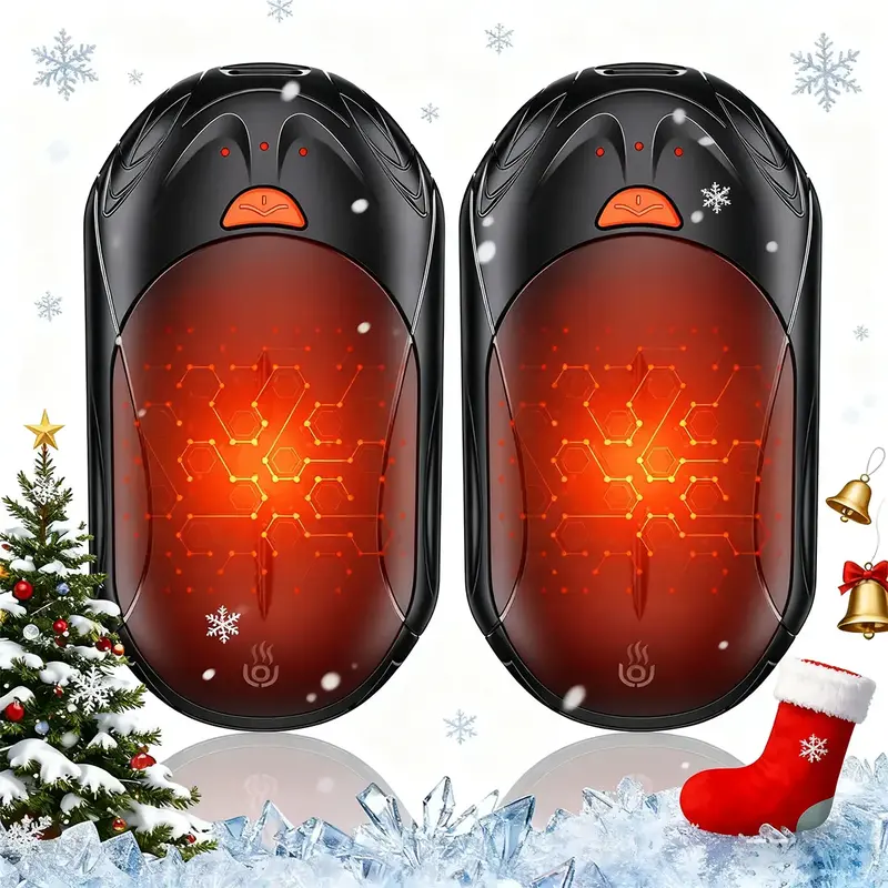 Hand Warmers Rechargeable 2 Pack, 2025 Upgraded 7000mAh Electric Portable Hand Warmers, Portable Pocket Heater, Gift for Wome...