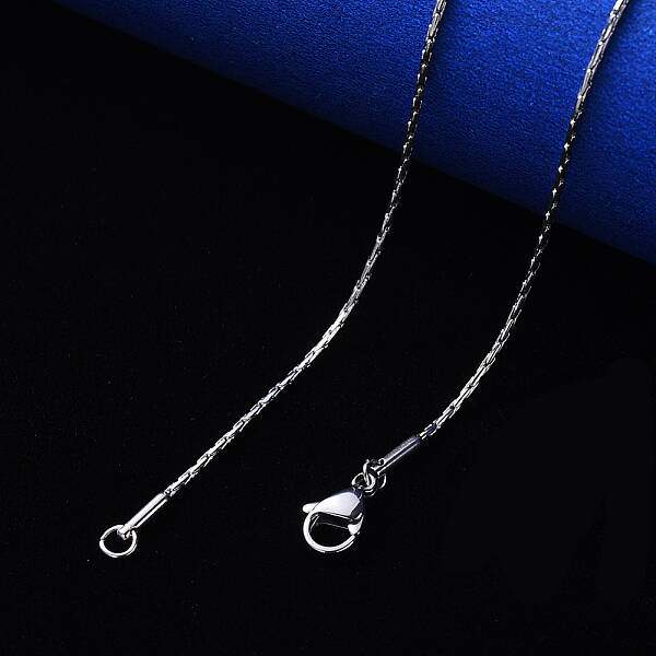 Non-Tarnish 304 Stainless Steel Boston Link Chain Necklace
