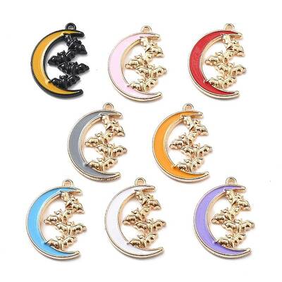 Alloy Enamel Pendants