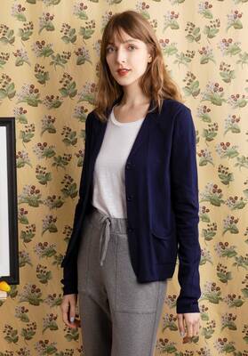 Jacket  126-fve136 Marine | Color: MARINE | Size: 1-S