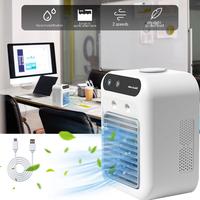 3-in-1 Portable Air Conditioner – 2-Speed Mist Fan with 1800mAh Battery | Mini Air Cooler for Travel, Office & Home – Ins...
