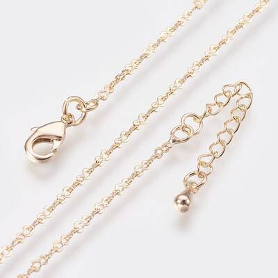 Long-Lasting Plated Brass Link Chain Necklaces