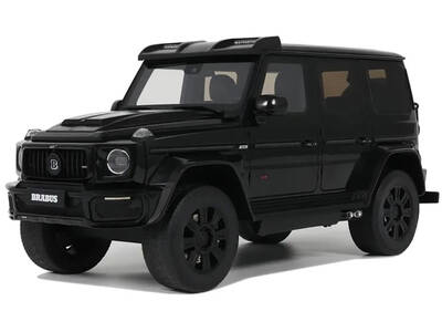 2023 Mercedes-Benz Brabus G800 4x4 Black 1/18 Model Car by GT Spirit