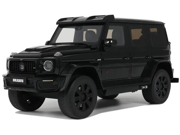 2023 Mercedes-Benz Brabus G800 4x4 Black 1/18 Model Car by GT Spirit