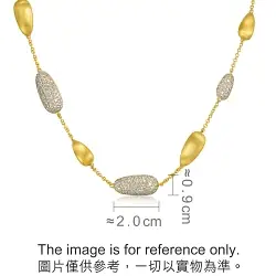 999 Gold Diamond Necklace