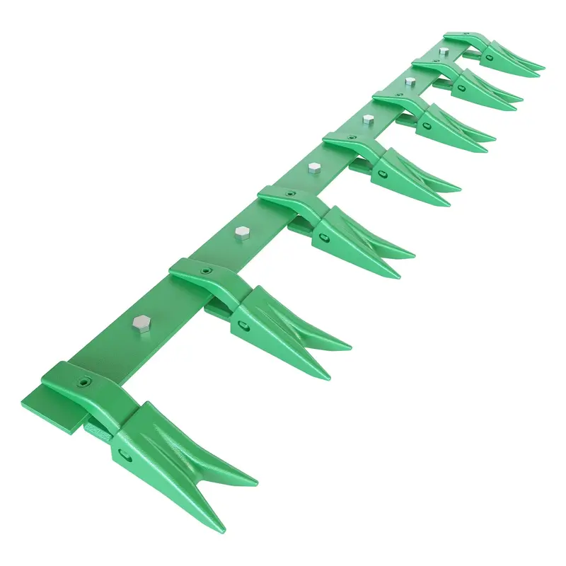 Garvee Bucket Tooth Bar for Sub-Compact Tractor,57 Heavy Duty Tractor Bucket Teeth Fits Bucket Cutting Edges Sized 1/2 or...