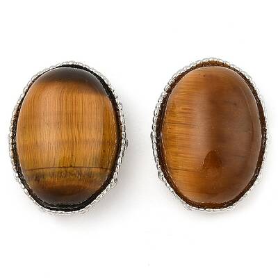 Natural Tiger Eye Multi-Strand Links