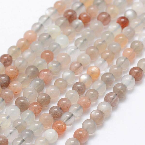 Natural Multi-Moonstone Beads Strands
