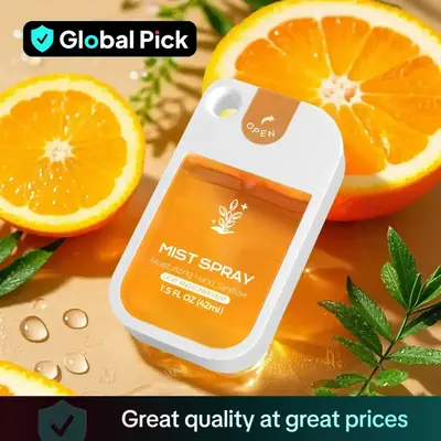 Portable Travel Size Hand Sanitizer Spray, Mini Mist Spray Hand Sanitizer, Hydrate Refresh Hand Wash Spray for Women & Girls,...