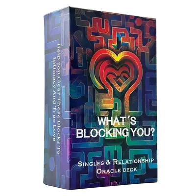 What's Blocking You Oracle Cards, 80pcs/set Tarot Card Game, Fortune Telling Toy, Clarity Card Game, Card Games for Singles &...