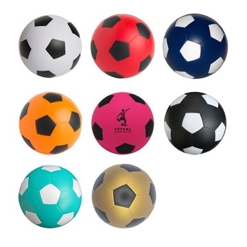 150 Custom Soccer Ball Stress Reliever - Squeezable