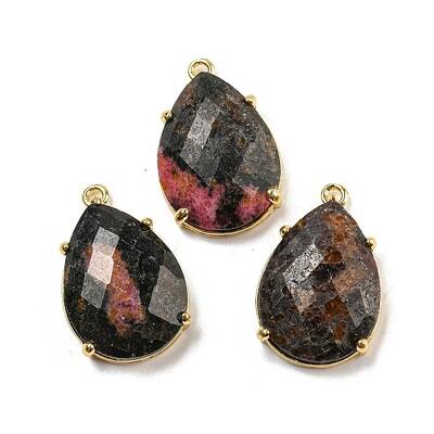 Natural Rhodonite Pendants