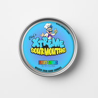 SourMouths Single Packs - Chef's Candy Kitchen Sour Hard Candy - Extreme Sour Cubes