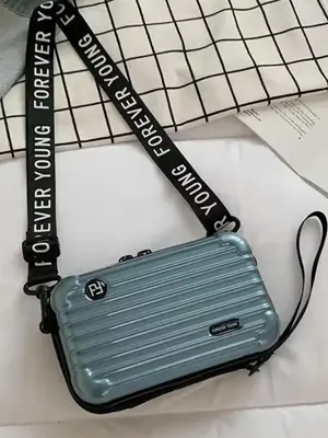 Fashionable Crossbody Bag with Adjustable Strap, Portable Mini Travel Case Cosmetic Bag, Versatile Storage Crossbody Bag for ...