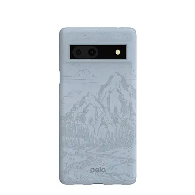 Powder Blue Rockies Google Pixel 7a Case