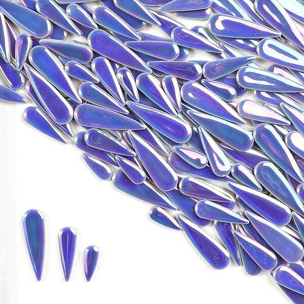 3 Styles Teardrop Shape Porcelain Mosaic Tiles